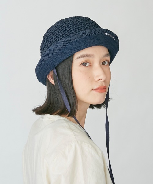 OVERRIDE（オーバーライド）の「OVERRIDE TM LIBRE BELL HAT（ハット・レディース・ベージュ/ネイビー/オリーブ・M/57.5cm）」の13枚目の写真