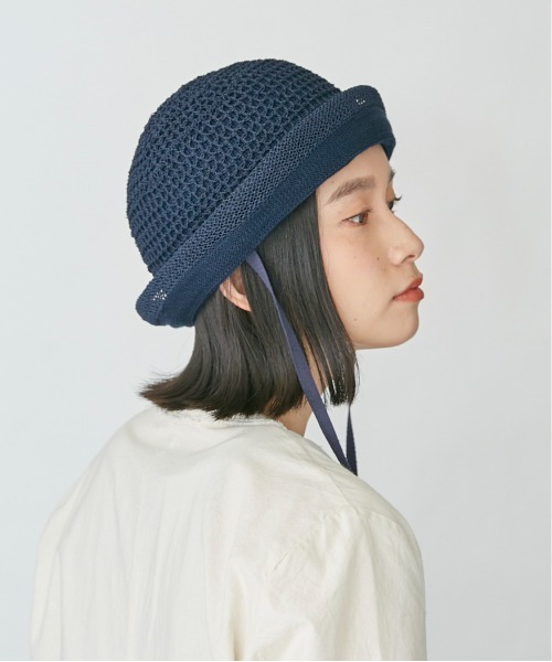 OVERRIDE（オーバーライド）の「OVERRIDE TM LIBRE BELL HAT（ハット・レディース・ベージュ/ネイビー/オリーブ・M/57.5cm）」の14枚目の写真