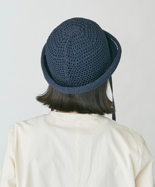 OVERRIDE（オーバーライド）の「OVERRIDE TM LIBRE BELL HAT（ハット・レディース・ベージュ/ネイビー/オリーブ・M/57.5cm）」の15枚目の写真