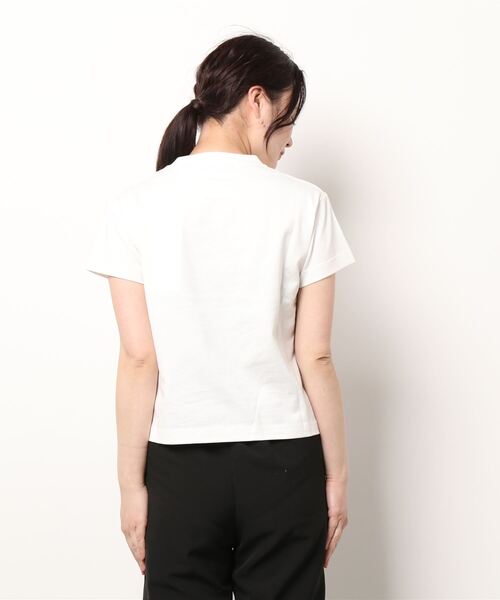 Thomas magpie（トーマスマグパイ）の「【THOMAS MAGPIE】30/2  スーパーコットンイラストロゴT（Tシャツ/カットソー・レディース・ネイビー/ベージュ/ホワイト・M）」の5枚目の写真