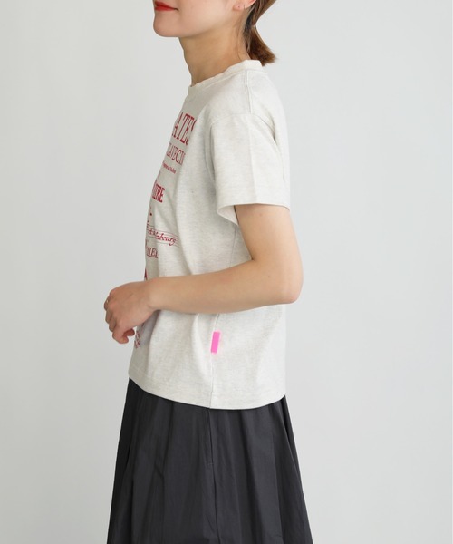 Thomas magpie（トーマスマグパイ）の「【THOMAS MAGPIE】30/2  スーパーコットンイラストロゴT（Tシャツ/カットソー・レディース・ネイビー/ベージュ/ホワイト・M）」の7枚目の写真