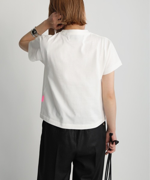 Thomas magpie（トーマスマグパイ）の「【THOMAS MAGPIE】30/2  スーパーコットンイラストロゴT（Tシャツ/カットソー・レディース・ネイビー/ベージュ/ホワイト・M）」の18枚目の写真