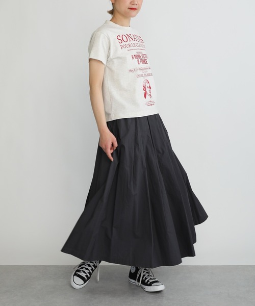 Thomas magpie（トーマスマグパイ）の「【THOMAS MAGPIE】30/2  スーパーコットンイラストロゴT（Tシャツ/カットソー・レディース・ネイビー/ベージュ/ホワイト・M）」の14枚目の写真