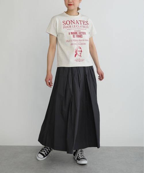 Thomas magpie（トーマスマグパイ）の「【THOMAS MAGPIE】30/2  スーパーコットンイラストロゴT（Tシャツ/カットソー・レディース・ネイビー/ベージュ/ホワイト・M）」の10枚目の写真