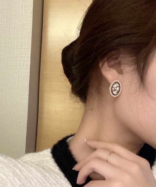 LAC-VERT（ラック・ヴェール）の「レトロビジューイヤリング（イヤリング・レディース・ゴールド・FREE）」の7枚目の写真