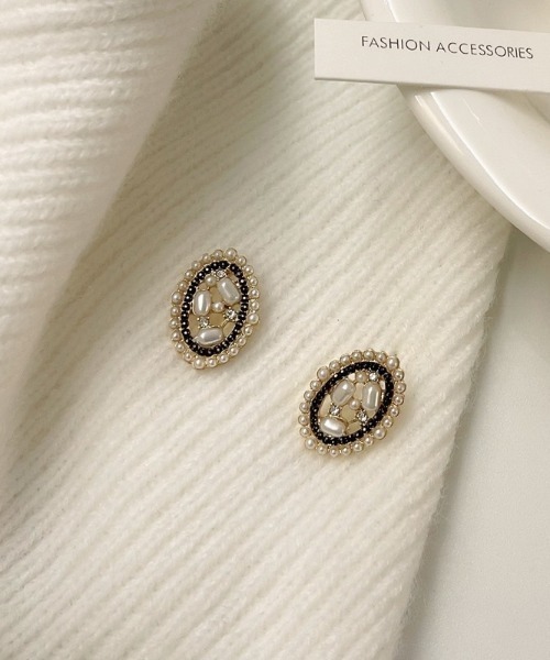 LAC-VERT（ラック・ヴェール）の「レトロビジューイヤリング（イヤリング・レディース・ゴールド・FREE）」の6枚目の写真