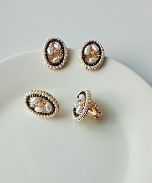 LAC-VERT（ラック・ヴェール）の「レトロビジューイヤリング（イヤリング・レディース・ゴールド・FREE）」の9枚目の写真