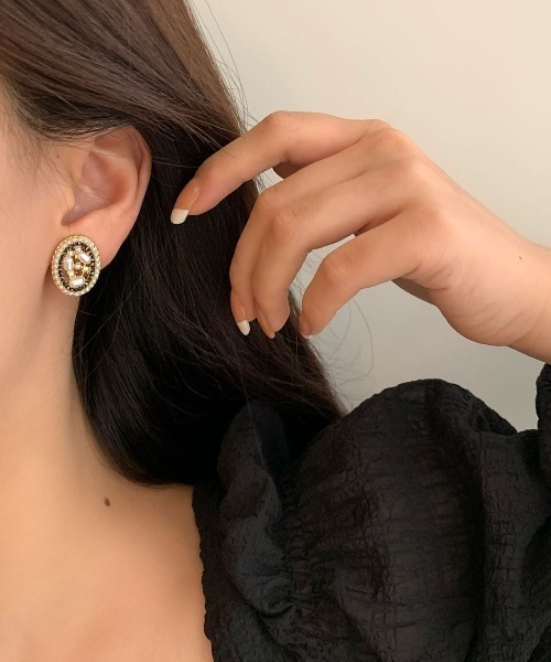 LAC-VERT（ラック・ヴェール）の「レトロビジューイヤリング（イヤリング・レディース・ゴールド・FREE）」の5枚目の写真