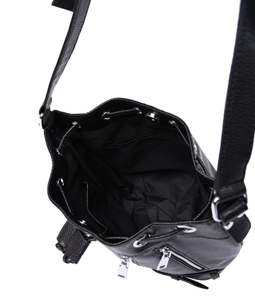 Narcissus（ナルシス）の「【Narcissus】ライダースバッグ（ショルダーバッグ・レディース・ホワイト/ブラック・FREE）」の8枚目の写真