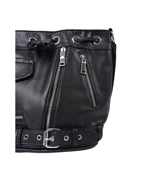 Narcissus（ナルシス）の「【Narcissus】ライダースバッグ（ショルダーバッグ・レディース・ホワイト/ブラック・FREE）」の9枚目の写真