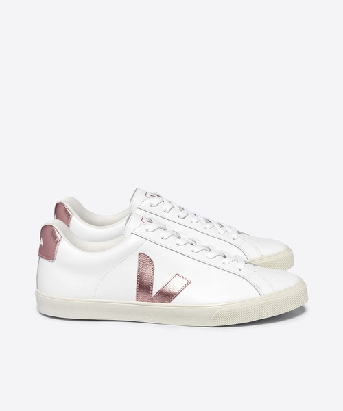 VEJA（ヴェジャ）の「VEJA / “ESPLAR”  スニーカー（スニーカー・レディース・ホワイト×ブラック/ホワイト/ホワイト×ゴールド/ホワイト×ライトグレー/ホワイト系/ホワイト×パープル/ホワイト×シルバー・40/38/39/36/37/44/41/42/43）」の7枚目の写真