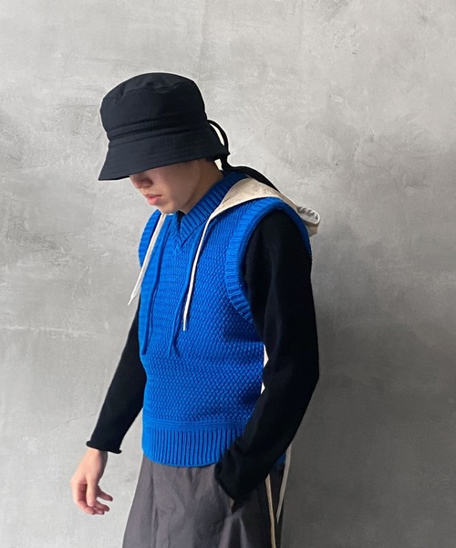 CRAIG GREEN（クレイググリーン）の「【CRAIG GREEN】 TUNNEL HAT（ハット・メンズ・ブラック・ONE SIZE）」の5枚目の写真