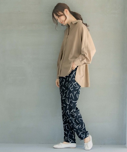 レプシィム　プリントパンツ LEPSIM（レプシィム）の「ペイント風プリントパンツ 261198