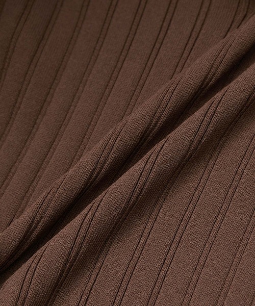 ROPE' PICNIC（ロペピクニック）の「Beauty knit/スカラップネックハーフスリーブニットプルオーバー（ニット/セーター・レディース・ブラック/オフホワイト/ブラウン/グリーン系その他/ラベンダー・38）」の14枚目の写真