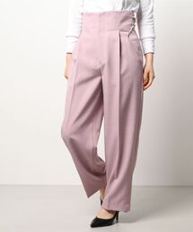 ReNorm | ハイウエストバックレースアップパンツ(スラックス)