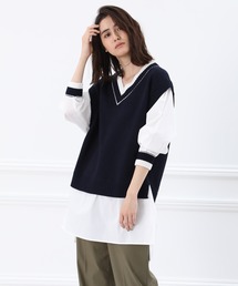 Luftrobe | 《Luftrobe》ドッキングニット(ニット/セーター)