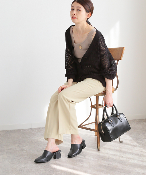 Simplicite(サンプリシテ)の「スクエアトゥミュール(スリッポン・レディース・ホワイト/ブラック/ブラウン・SMALL/MEDIUM/LARGE)」の5枚目の写真