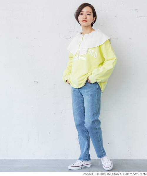 coca（coca）（コカ）の「ビックカラーブラウス（シャツ/ブラウス・レディース・ホワイト・M/L）」の7枚目の写真