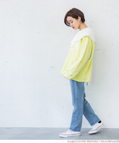 coca（coca）（コカ）の「ビックカラーブラウス（シャツ/ブラウス・レディース・ホワイト・M/L）」の5枚目の写真