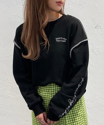 袖刺繍スウェット【ZOZOTOWN限定アイテム】