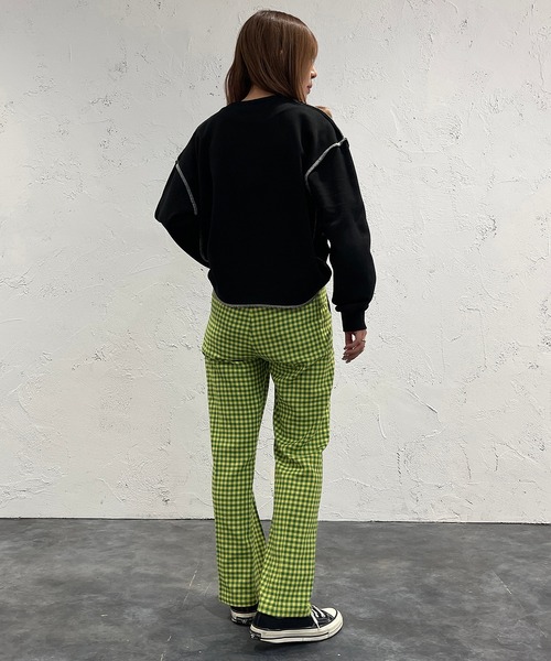 apres jour mignon(アプレジュールミニョン)の「袖刺繍スウェット【ZOZOTOWN限定アイテム】(スウェット・レディース・ブラック/オフホワイト/ピンク/ナチュラル・X-LARGE/フリー)」の19枚目の写真