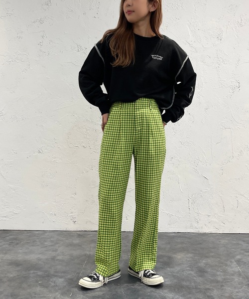 apres jour mignon(アプレジュールミニョン)の「袖刺繍スウェット【ZOZOTOWN限定アイテム】(スウェット・レディース・ブラック/オフホワイト/ピンク/ナチュラル・X-LARGE/フリー)」の18枚目の写真