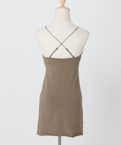 CITYSHOP（シティーショップ）の「CAMI BUSTIER：キャミソール（キャミソール・レディース・ブラック/グレー・38/36）」の5枚目の写真