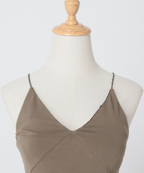 CITYSHOP（シティーショップ）の「CAMI BUSTIER：キャミソール（キャミソール・レディース・ブラック/グレー・38/36）」の7枚目の写真