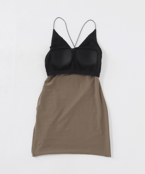 CITYSHOP（シティーショップ）の「CAMI BUSTIER：キャミソール（キャミソール・レディース・ブラック/グレー・38/36）」の10枚目の写真