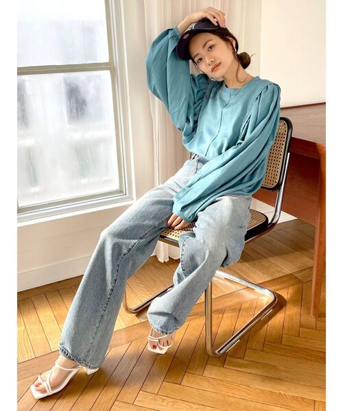 Ungrid（アングリッド）の「ショルダータックブラウス（シャツ/ブラウス・レディース・ブラック/オフホワイト/イエロー/ブルー・FREE）」の13枚目の写真