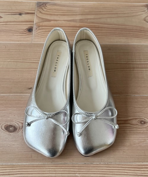 wee9s（ウィークス）の「round square ballet shoes / ラウンドスクエアバレエシューズ（バレエシューズ・レディース・ピンク/ブラック/ホワイト/シルバー/ミント・25cm/24cm/23cm/23.5cm/24.5cm）」の11枚目の写真
