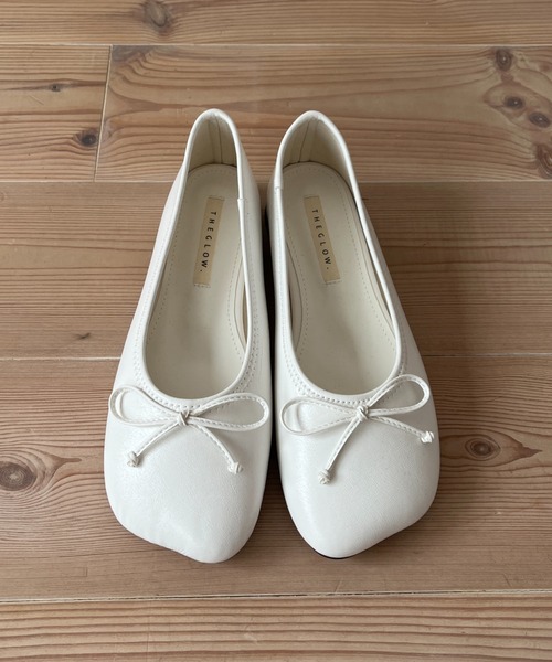 wee9s（ウィークス）の「round square ballet shoes / ラウンドスクエアバレエシューズ（バレエシューズ・レディース・ピンク/ブラック/ホワイト/シルバー/ミント・25cm/24cm/23cm/23.5cm/24.5cm）」の7枚目の写真