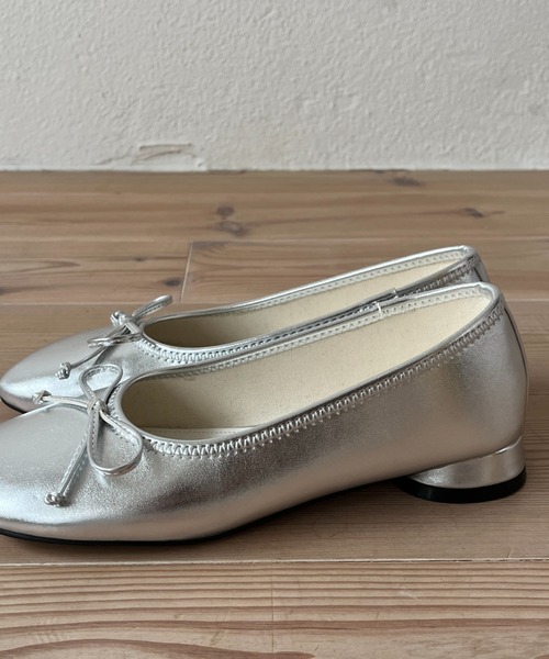 wee9s（ウィークス）の「round square ballet shoes / ラウンドスクエアバレエシューズ（バレエシューズ・レディース・ピンク/ブラック/ホワイト/シルバー/ミント・25cm/24cm/23cm/23.5cm/24.5cm）」の16枚目の写真