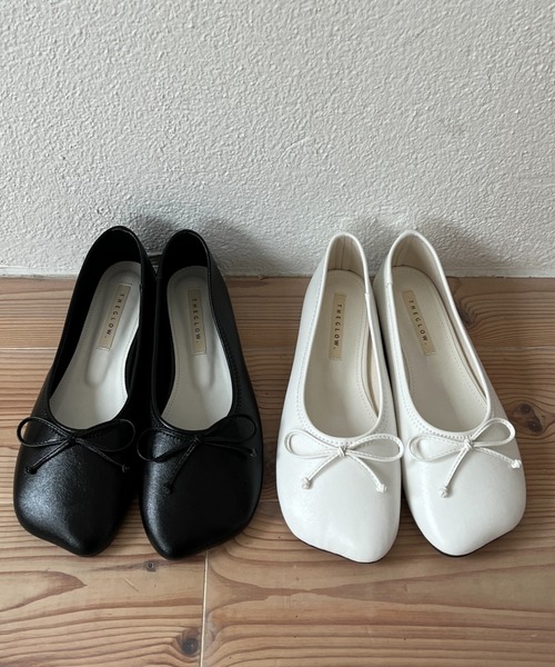 wee9s（ウィークス）の「round square ballet shoes / ラウンドスクエアバレエシューズ（バレエシューズ・レディース・ピンク/ブラック/ホワイト/シルバー/ミント・25cm/24cm/23cm/23.5cm/24.5cm）」の17枚目の写真