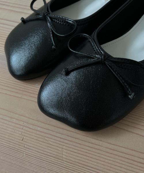 wee9s（ウィークス）の「round square ballet shoes / ラウンドスクエアバレエシューズ（バレエシューズ・レディース・ピンク/ブラック/ホワイト/シルバー/ミント・25cm/24cm/23cm/23.5cm/24.5cm）」の18枚目の写真