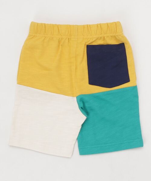 Champion(チャンピオン)の「チャンピオン チャンピオン カラーブロックショーツ_Champion COLOR BLOCK SHORTS(その他パンツ・キッズ・ネイビー/イエロー・110cm/100cm/120cm/130cm)」の3枚目の写真