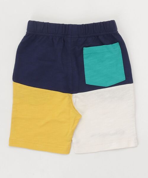 Champion(チャンピオン)の「チャンピオン チャンピオン カラーブロックショーツ_Champion COLOR BLOCK SHORTS(その他パンツ・キッズ・ネイビー/イエロー・110cm/100cm/120cm/130cm)」の4枚目の写真