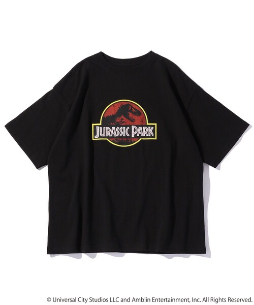 FREAK'S STORE(フリークスストア)の「WEB限定 JURASSIC PARK/ジュラシック・パーク 別注 ビッグシルエット プリントTシャツ(Tシャツ/カットソー・メンズ・ブラック/グリーン/ホワイト/グレー/ブルー・LARGE/MEDIUM/SMALL)」の11枚目の写真
