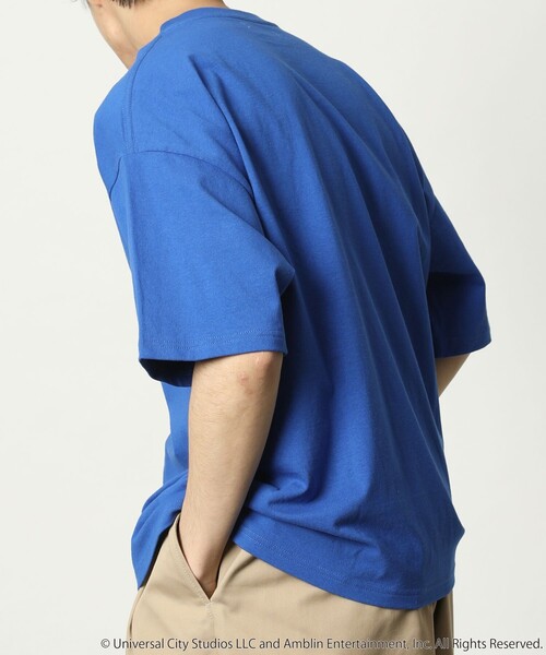 FREAK'S STORE(フリークスストア)の「WEB限定 JURASSIC PARK/ジュラシック・パーク 別注 ビッグシルエット プリントTシャツ(Tシャツ/カットソー・メンズ・ブラック/グリーン/ホワイト/グレー/ブルー・LARGE/MEDIUM/SMALL)」の17枚目の写真