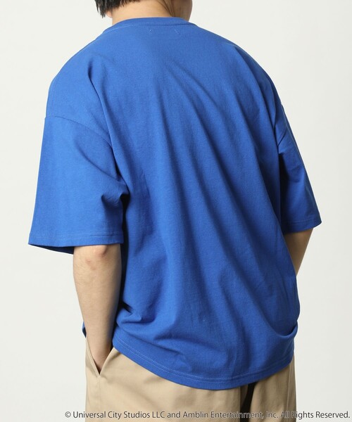 FREAK'S STORE(フリークスストア)の「WEB限定 JURASSIC PARK/ジュラシック・パーク 別注 ビッグシルエット プリントTシャツ(Tシャツ/カットソー・メンズ・ブラック/グリーン/ホワイト/グレー/ブルー・LARGE/MEDIUM/SMALL)」の8枚目の写真