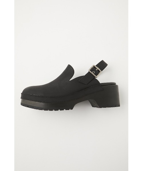 MOUSSY(マウジー)の「WOOD SOLE CLOGS(サンダル・レディース・ブラック/アイボリー・SMALL/LARGE/MEDIUM)」の10枚目の写真