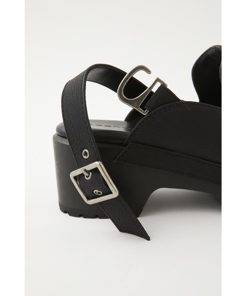 MOUSSY(マウジー)の「WOOD SOLE CLOGS(サンダル・レディース・ブラック/アイボリー・SMALL/LARGE/MEDIUM)」の18枚目の写真