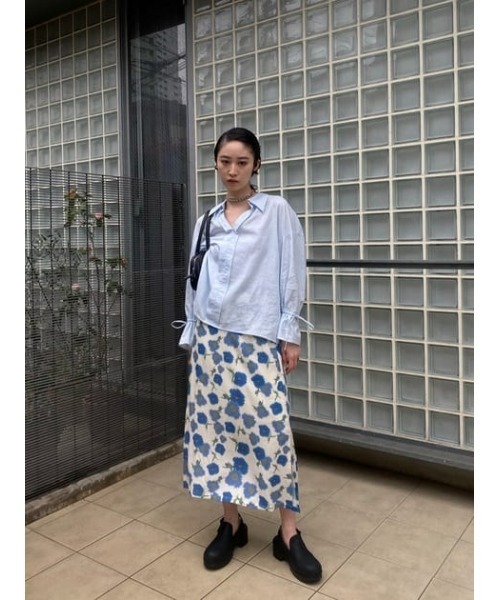 MOUSSY(マウジー)の「WOOD SOLE CLOGS(サンダル・レディース・ブラック/アイボリー・SMALL/LARGE/MEDIUM)」の19枚目の写真