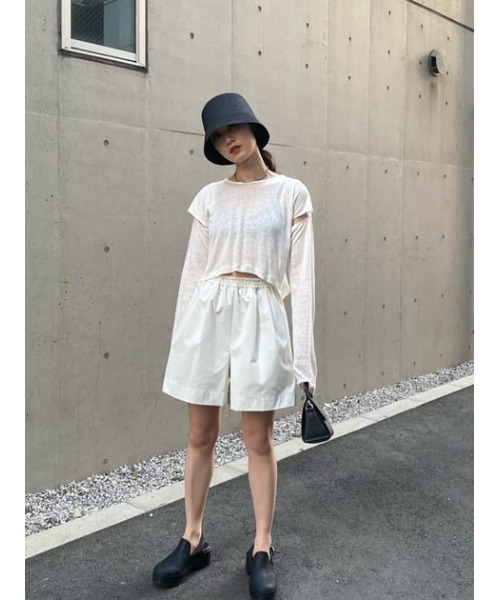MOUSSY(マウジー)の「WOOD SOLE CLOGS(サンダル・レディース・ブラック/アイボリー・SMALL/LARGE/MEDIUM)」の21枚目の写真