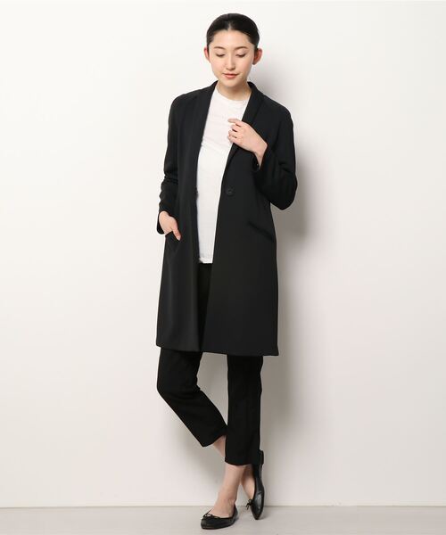kaene（カエン）の「kaene(カエン) バックプリーツミディコート/フォーマル対応可（その他アウター・レディース・ブラック・FREE）」の13枚目の写真