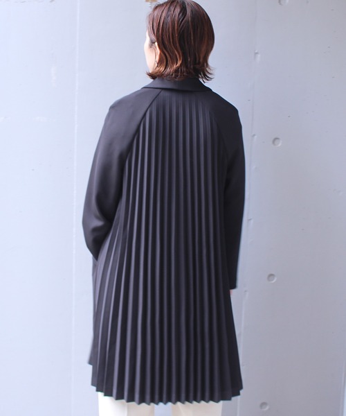 kaene（カエン）の「kaene(カエン) バックプリーツミディコート/フォーマル対応可（その他アウター・レディース・ブラック・FREE）」の7枚目の写真