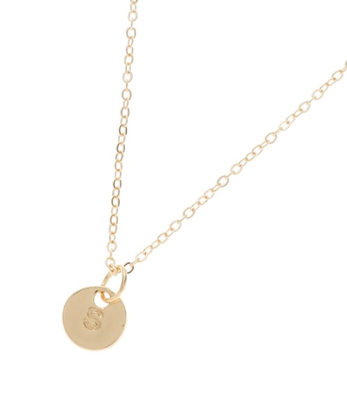 PINKlatte（ピンクラテ）の「イニシャルプチネックレス（ネックレス）」 WEAR