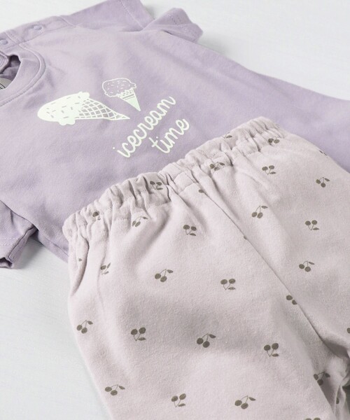 BRANSHES（ブランシェス）の「アソート柄7分丈レギンス（レギンス/スパッツ・キッズ・ブラウン/アイボリー/ピンクベージュ・80）」の22枚目の写真