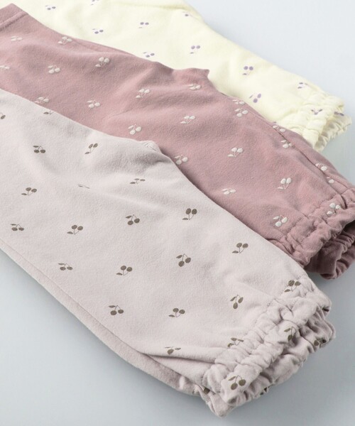 BRANSHES（ブランシェス）の「アソート柄7分丈レギンス（レギンス/スパッツ・キッズ・ブラウン/アイボリー/ピンクベージュ・80）」の4枚目の写真