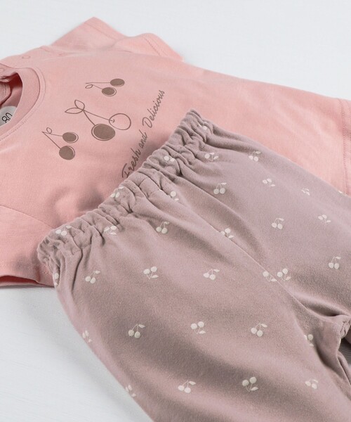 BRANSHES（ブランシェス）の「アソート柄7分丈レギンス（レギンス/スパッツ・キッズ・ブラウン/アイボリー/ピンクベージュ・80）」の16枚目の写真